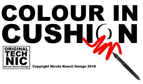 COLOUR IN CUSHION 2 Nicola Kench Design OriginalTechNic 2018