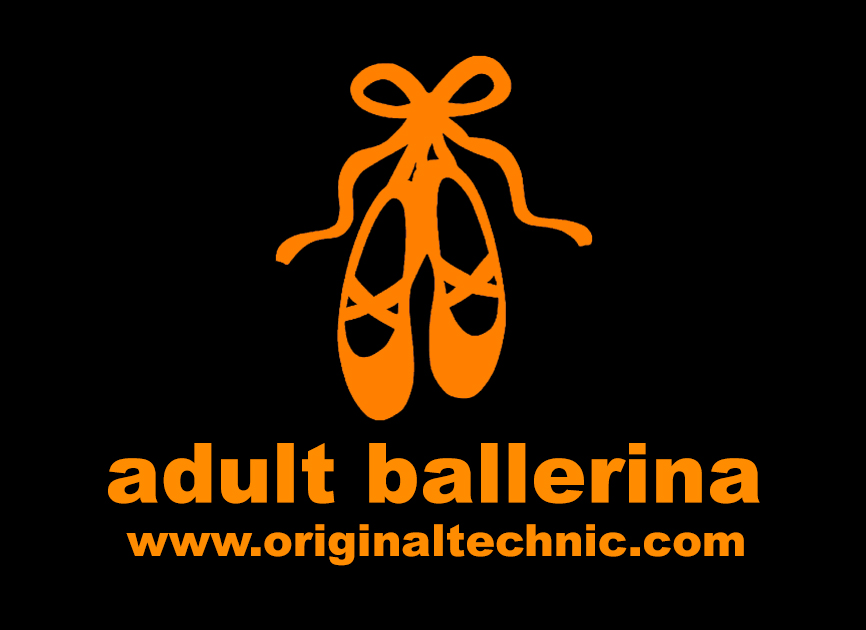 orange ADULT BALLERINA BADGE OF HONOUR