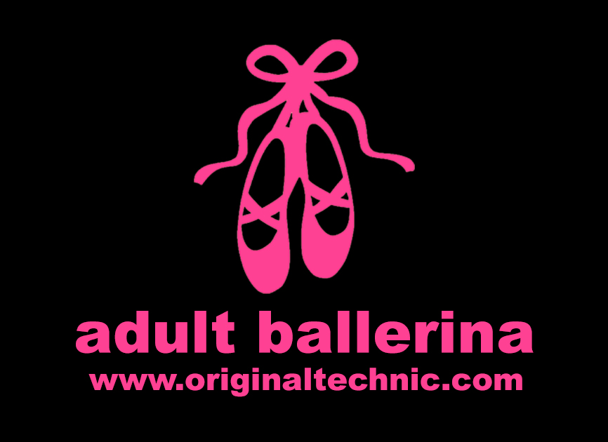 pink ADULT BALLERINA BADGE OF HONOUR